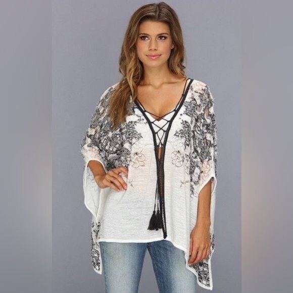 RARE Free People Seven Dials Embroidered Tunic Top - Picture 6 of 13